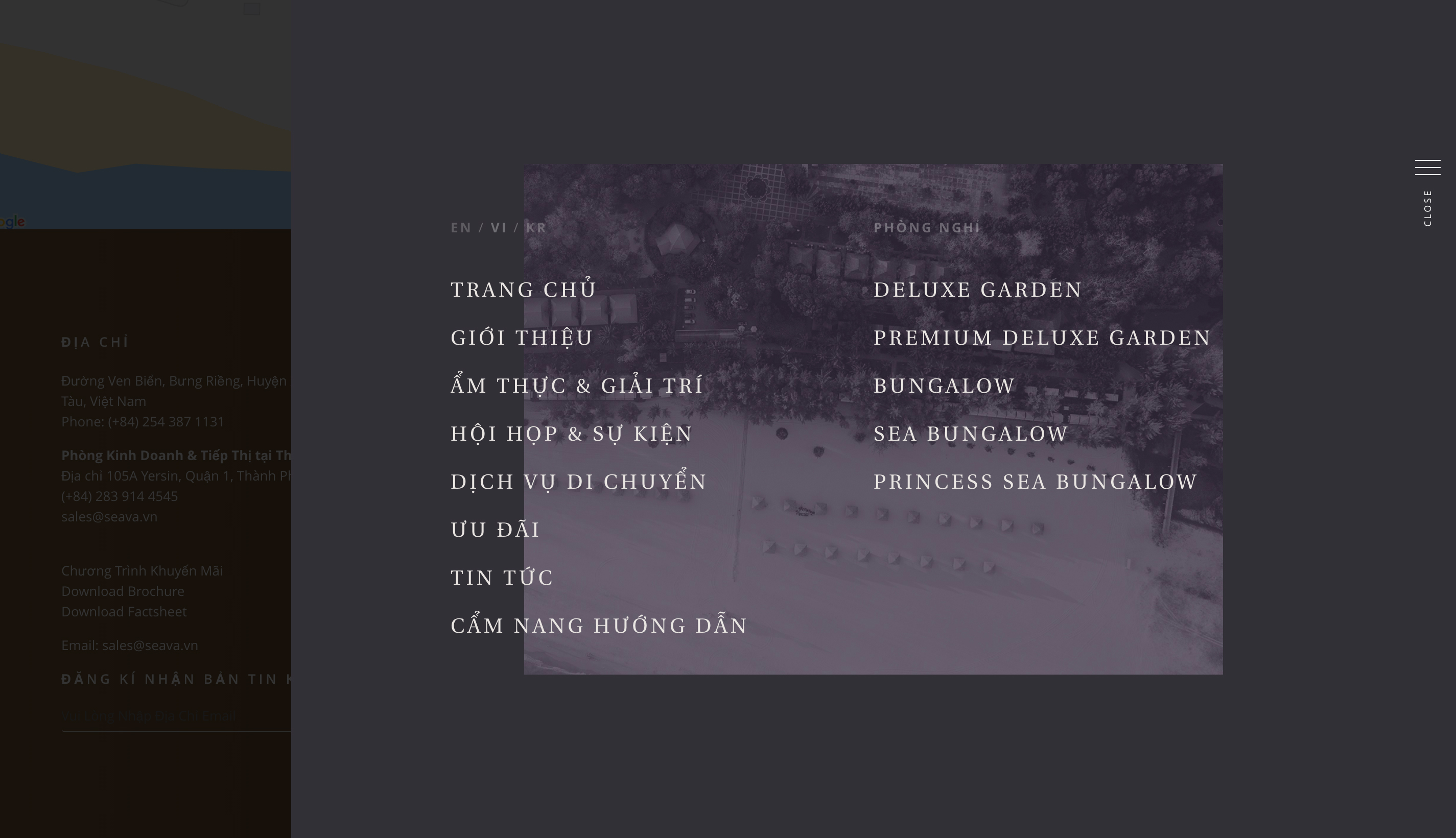 Seava Resort by Seven™ Media - Web Design